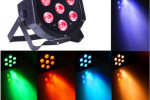 REFLEKTOR PAR LED 7x10W RGBW STROBO DMX Dużo