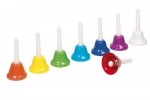 DZWONKI KOLOROWE Z RĄCZKĄ 8-DZWIĘKÓW