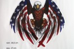 Naklejka PVC  "Orzeł USA" i "Kotek"