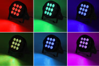REFLEKTOR PAR LED 9x10W RGBW DMX STROBO DUŻO