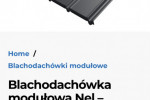 Blachodachówka modułowa PŁASKA -blacha