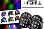 Zestaw Oświetleniowy 4 PAR LED 9x10W + Statyw