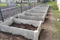 Warzywniak płyty betonowe skrzynia na warzywa