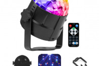 Kula Disco LED RGB Mix Kolorów Pilot Przyssawka