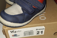 Eleganckie skórzane półbuty rozmiar 21