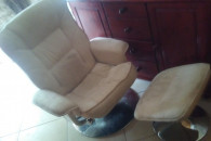 fotel z podnurzkiem rozkaldany okazja