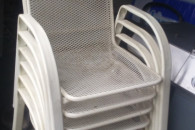 krzesla ogrodowe metalowe okazja 6 sztuk