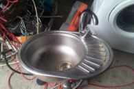 zlew jednokomorowy z ociekaczem i bateria okazj