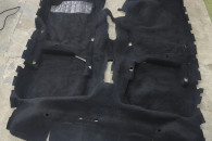 Przednia wykładzina czarna golf II MK2