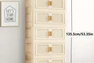 Przestronny składany organizer z podwójnymi drz