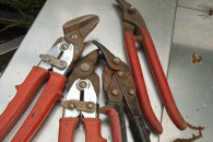 nozyce dekarskie profesjonalne okazja 4 sztuki