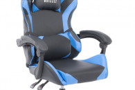Fotel Gamingowy Grizzly FORCE - niebieski