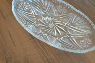 Kryształowa miska kryształowy półmisek
