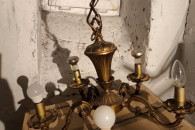 ŻYRANDOLE MOSIĘŻNE ANTYKI