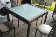 stol metal szczotkowany