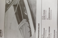 Kajak pompowany dwuosobowy- teraz 250 zł