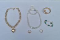 Biżuteria perłeki bransoletki pierścionki