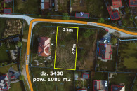 Działka budowlana 1080 m2 ul. Dębowa Sieradz