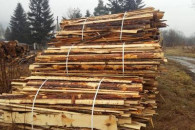 Deski odpadowe na opał w paczkach