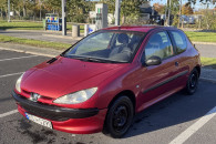 Peugeot 206 1.4 B+G 2000r na działkę