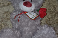 Miś pluszowa zabawka na Walentynki