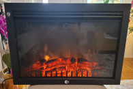 Kominek elektryczny do zabudowy.