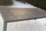 stol mega duzy aluminowy okazja