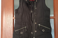Kamizelka czarna ciepła ocieplana M-L New View