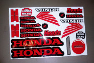 Zestaw naklejek na motocykl z logo Honda