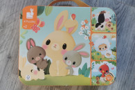 Puzzle progresywne w walizce Zwierzątka