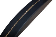 ZŁOTA BRANSOLETKA 585 0,95G 16,5CM GRAWER "JAŚ"