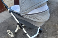 Wózek 2w1 marki Bebetto w kolorze szarym
