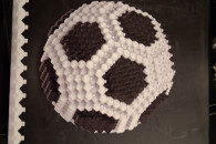 Klocki Konstrukcyjne Piłka Nożna 3D 437 el. ABS