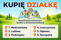 Kupię wymarzoną działkę w tej lokalizacji