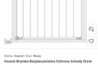 Bramka bezpieczeństwa rozporowa dla dzieci