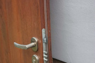 Drzwi wejściowe z demontażu bez ościeżnicy